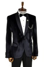 Shawl-Lapel-Velvet-Black-Men-Tuxedo-Blazer-Wessi-2