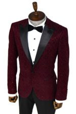 Shiny-Patterned-Burgundy-Prom-Blazer-Wessi-4