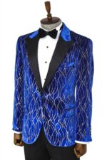 Silver-Patterned-Blue-Men-Performers-Tuxedo-Jackets-Wessi-3