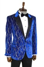 Silver-Patterned-Blue-Men-Performers-Tuxedo-Jackets-Wessi-4