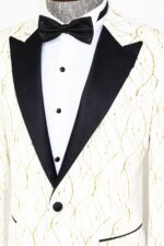 Silver-Patterned-White-Men-Wedding-Groom-Blazer-Wessi-1