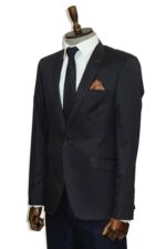 Single-Button-Cotton-Mono-Lapel-Navy-Blue-Jacket-Wessi-2