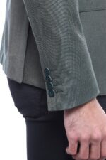 Single-Button-Half-Liner-Pointed-Collar-Green-Jacket-Wessi-4