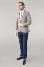 Single-Button-Plaid-Cream-Blazer-Wessi-2