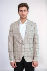 Single-Button-Pointed-Collar-Beige-Blazer-Wessi-1