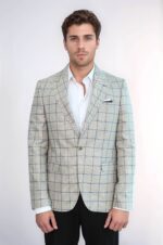 Single-Button-Pointed-Collar-Beige-Blazer-Wessi-1