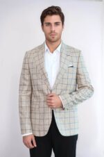 Single-Button-Pointed-Collar-Beige-Blazer-Wessi-3