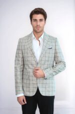 Single-Button-Pointed-Collar-Beige-Blazer-Wessi-3