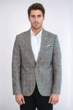 Single-Button-Pointed-Collar-Brown-Blazer-Wessi-1