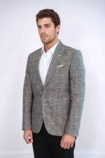 Single-Button-Pointed-Collar-Brown-Blazer-Wessi-2