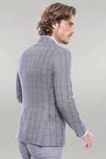 Single-Button-Pointed-Collar-Grey-Blazer-Wessi-3