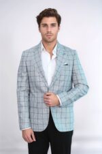 Single-Button-Pointed-Collar-Light-Blue-Blazer-Wessi-1