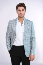 Single-Button-Pointed-Collar-Light-Blue-Blazer-Wessi-2