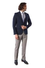 Single-Button-Pointed-Collar-Navy-Blue-Blazer-Wessi-2