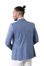 Single-Button-Pointed-Collar-Plaid-Suit-Vest-Light-Blue-Suit-Wessi-4