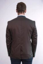 Single-Button-Standing-Collar-Brown-Men-Blazer-Wessi-4