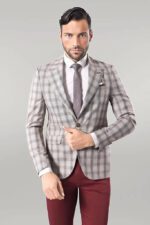 Single-Button-Wide-Pointed-Collar-Beige-Blazer-Wessi-4