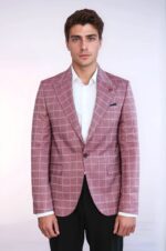 Single-Button-Wide-Pointed-Collar-Burgundy-Blazer-Wessi-1