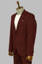 Single-Buttons-2-Piece-Burgundy-Men-Suit-Wessi-3