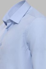 Sky-Blue-Plain-Long-Sleeves-Regular-Fit-Shirt-Wessi-1