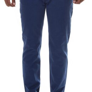 Slim Fit 5 Pocket Cotton Blue Men Trousers