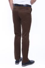 Slim-Fit-5-Pockets-Suede-Brown-Men-Pants-2