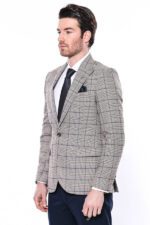 Slim-Fit-Checked-Beige-Men-Blazer-Wessi-6