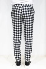 Slim-Fit-Checked-Black-Men-Pants-Wessi-3