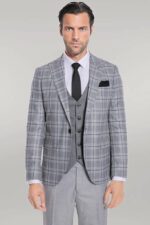 Slim-Fit-Checked-Grey-Men-Suit-Wessi-6