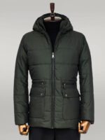 Slim-Fit-Hooded-Green-Men-Coat-Wessi-2