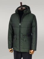 Slim-Fit-Hooded-Green-Men-Coat-Wessi-3