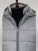 Slim-Fit-Hooded-Grey-Men-Coat-Wessi-1