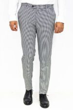 Slim-Fit-Houndstoodh-Pattern-Grey-Men-Pants-Wessi-2
