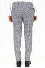 Slim-Fit-Houndstoodh-Pattern-Grey-Men-Pants-Wessi-4