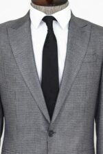 Slim-Fit-Houndstooth-Patterned-2-Piece-Grey-Men-Suit-Wessi-1