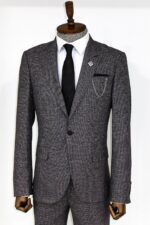 Slim-Fit-Houndstooth-Patterned-2-Piece-Grey-Men-Suit-Wessi-4