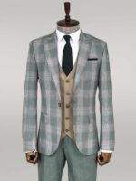 Slim-Fit-Light-Green-Vested-Suit-Wessi-3