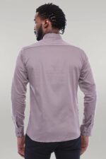 Slim-Fit-Long-Sleeves-Grey-Men-Shirt-Wessi-1
