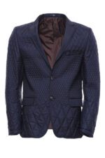 Slim-Fit-Navy-Blue-Quilted-Blazer-Wessi-4