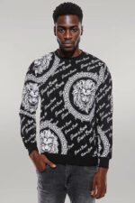 Slim-Fit-Patterned-Black-Sweatshirt-Wessi-5