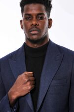 Slim-Fit-Patterned-Dark-Blue-Men-Blazer-Wessi-1