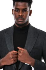 Slim-Fit-Patterned-Dark-Green-Men-Blazer-Wessi-1