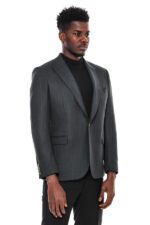 Slim-Fit-Patterned-Dark-Green-Men-Blazer-Wessi-7