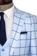 Slim-Fit-Patterned-Light-Blue-Men-Combination-Suit-Wessi-1