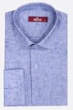 Slim-Fit-Patterned-Navy-Blue-Men-Shirt-Wessi-5
