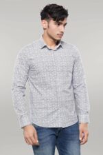 Slim Fit Patterned Shirt