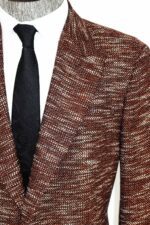 Slim-Fit-Patterned-Sport-Brown-Men-Blazer-Wessi-5