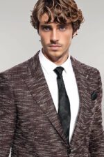 Slim-Fit-Patterned-Sport-Burgundy-Men-Blazer-Wessi-1