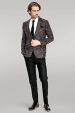 Slim-Fit-Patterned-Sport-Burgundy-Men-Blazer-Wessi-2