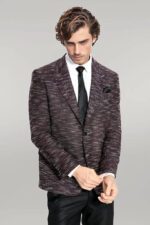 Slim-Fit-Patterned-Sport-Burgundy-Men-Blazer-Wessi-6